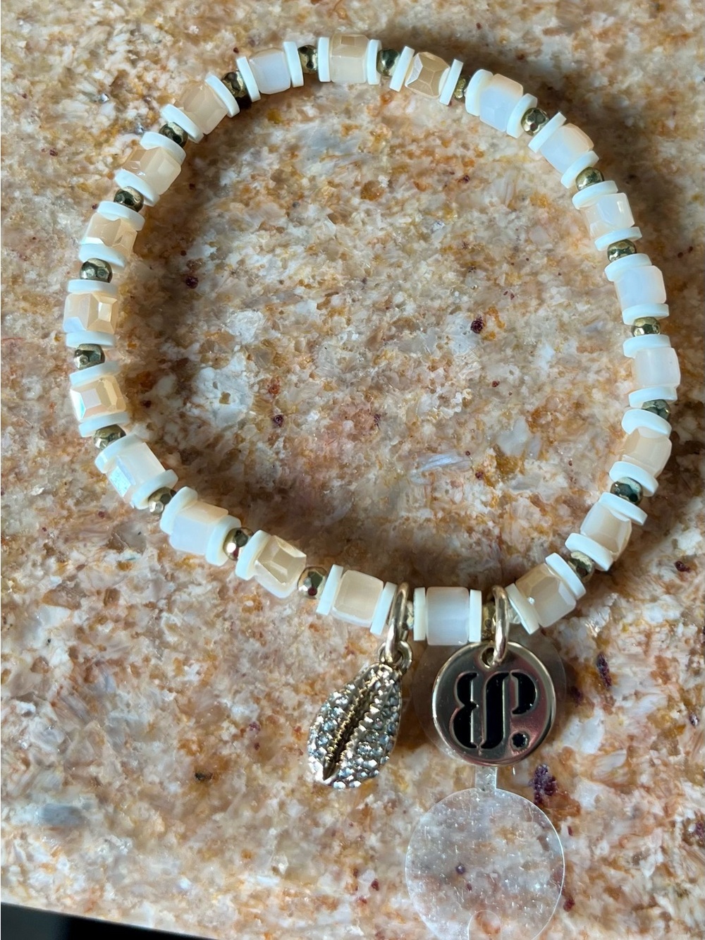Bomb Party RETRO Summer Stack RBP5056 Beach Babe by The Sea Moonstone Gold HTF - Picture 7 of 12